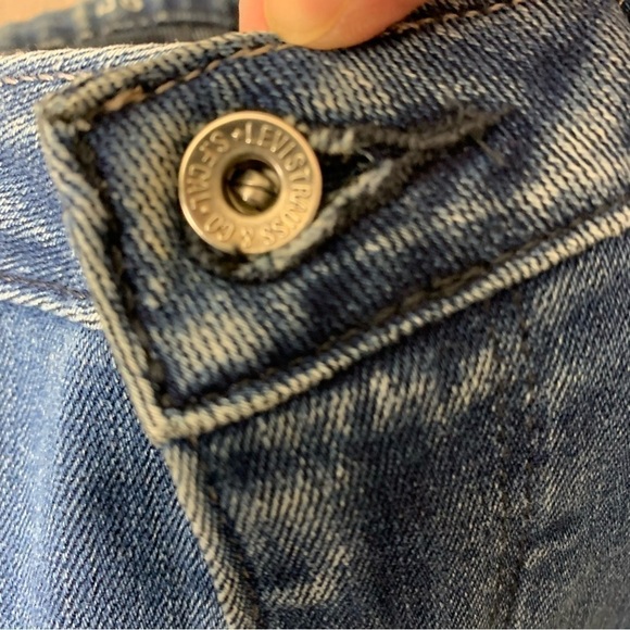 LEVI'S Jegging Stretchy Med Wash Blue Low Rise Skinny Jeans Pants Size 28 X 30 - Picture 7 of 12